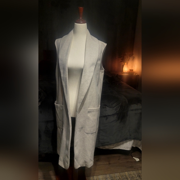Joie Jackets & Blazers - Joie Tan Open Cardigan Vest Jacket
